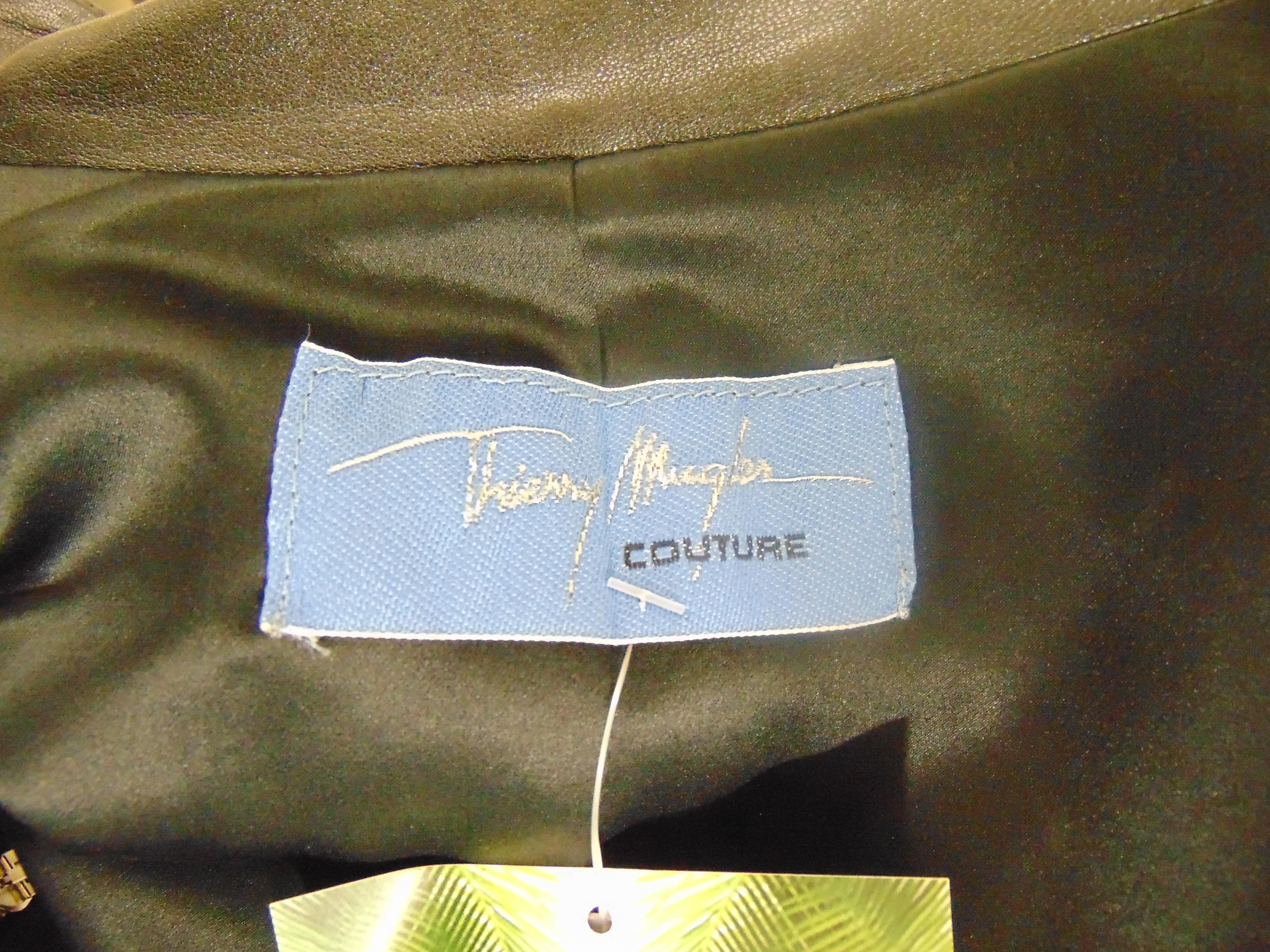 Thierry Mugler Couture Leather Jacket In Excellent Condition In Capri, IT