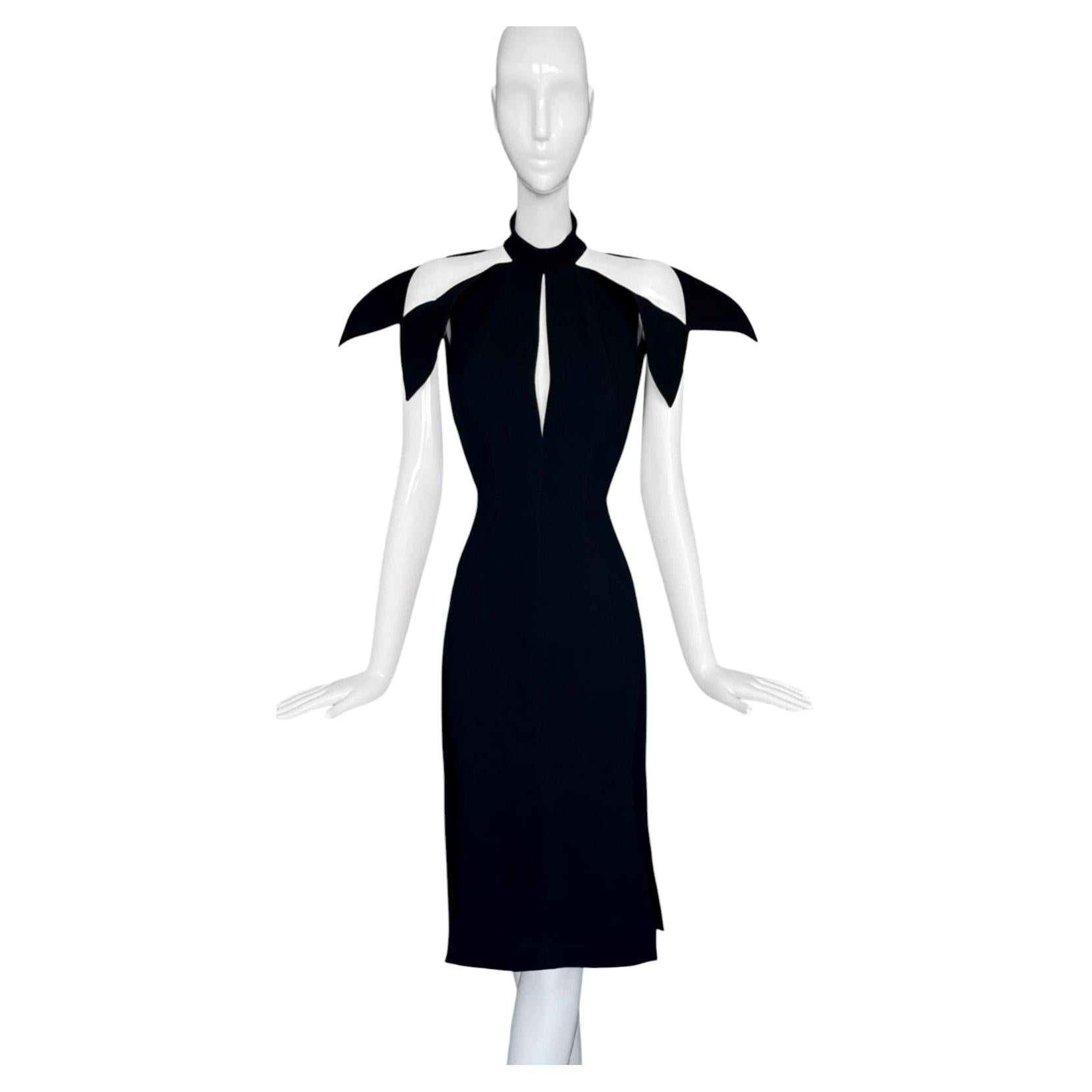90s thierry mugler dress Fall 1999 Thierry Mugler 'Vie en Rose' Collection' Black Dress w High –  Shrimpton Couture