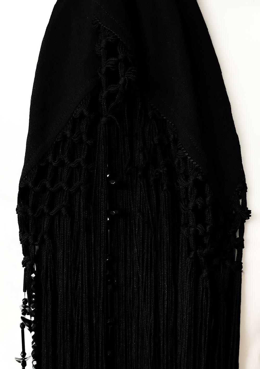 Thierry Mugler Couture SS 1997 Prototype Hairpiece Rare Runway Worn Scarf In Excellent Condition For Sale In Berlin, BE