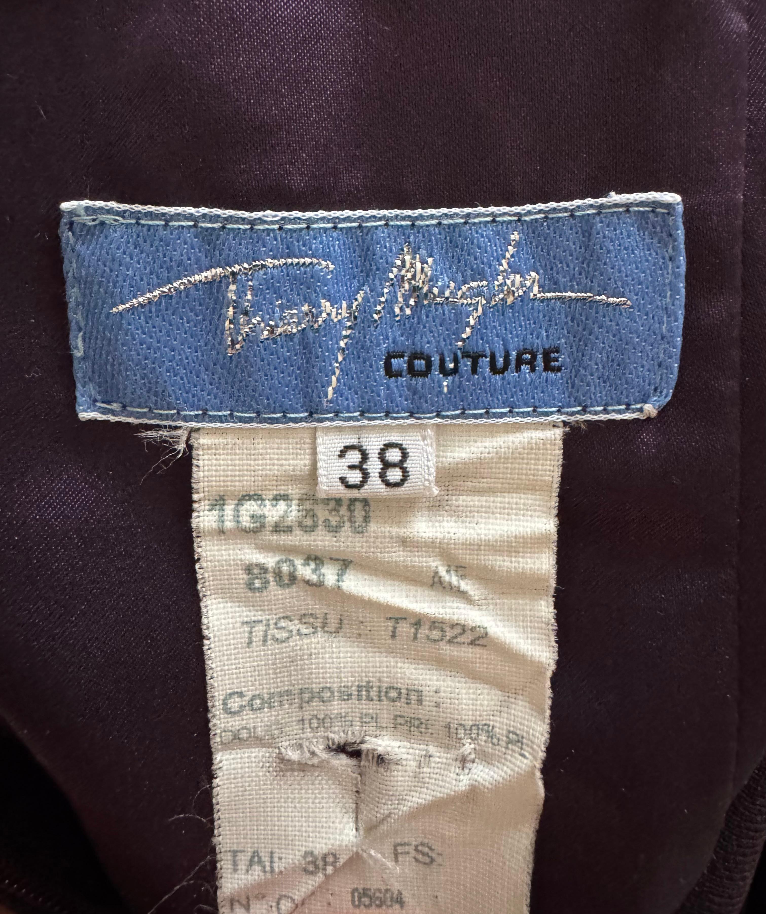 Thierry Mugler Couture SS 2001 Perlenbesetztes Abendkleid im Angebot 2