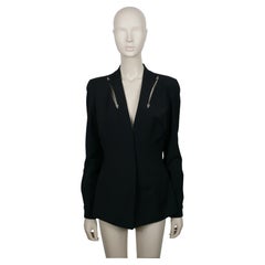 THIERRY MUGLER Couture Vintage Black Cut Out Jacket