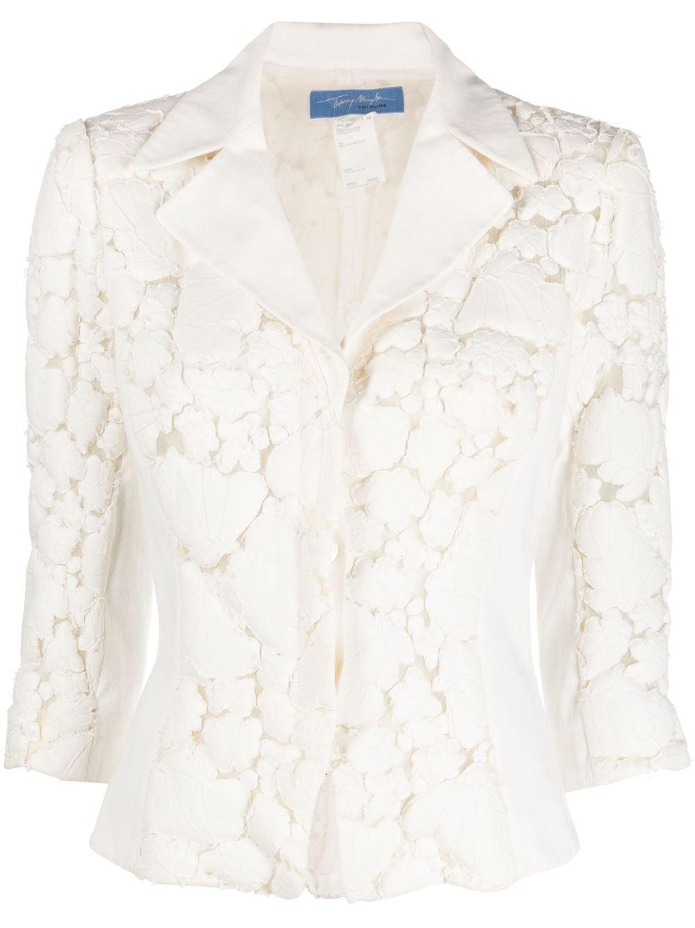 Thierry Mugler Couture White Jacket For Sale 2