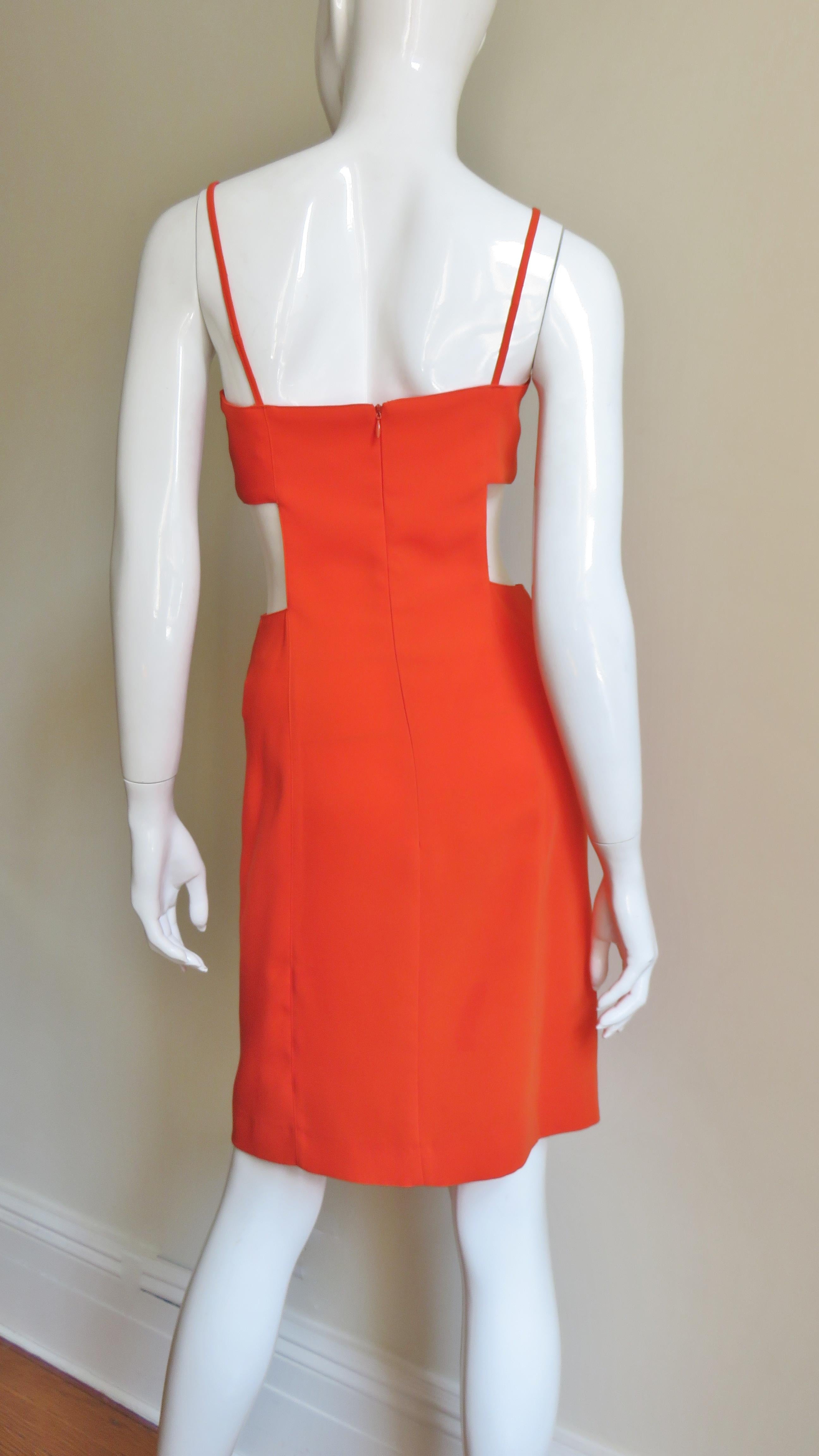 Thierry Mugler Dress with Cut out Waist For Sale 1