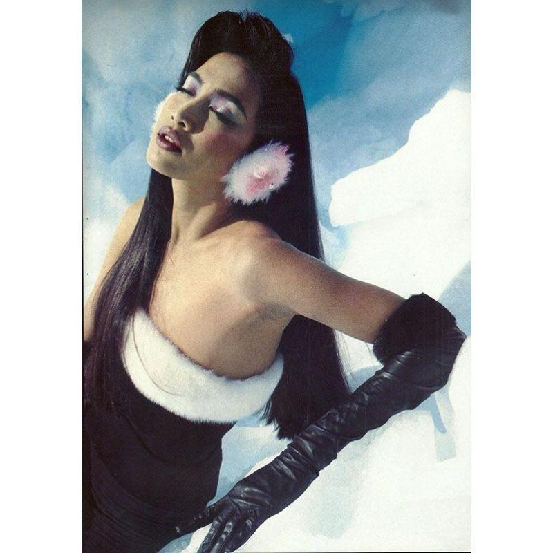 Thierry Mugler Earrings with Costume Pearls, 1987 For Sale 1