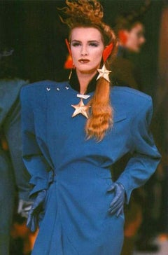 THIERRY MUGLER F/w 1986 “les Milteuses” Millitary Coat Dress