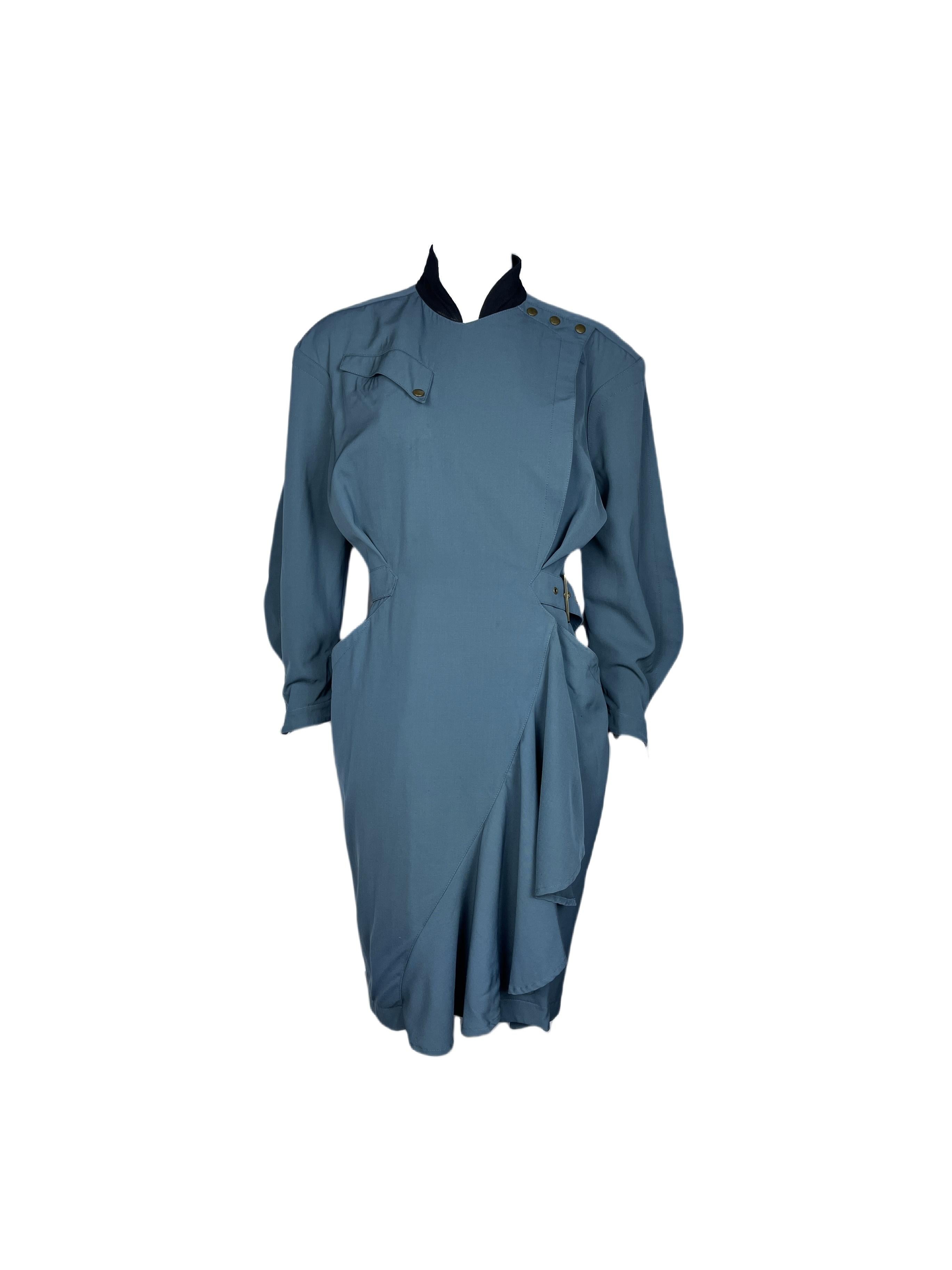 Bleu THIERRY MUGLER F/H 1986 