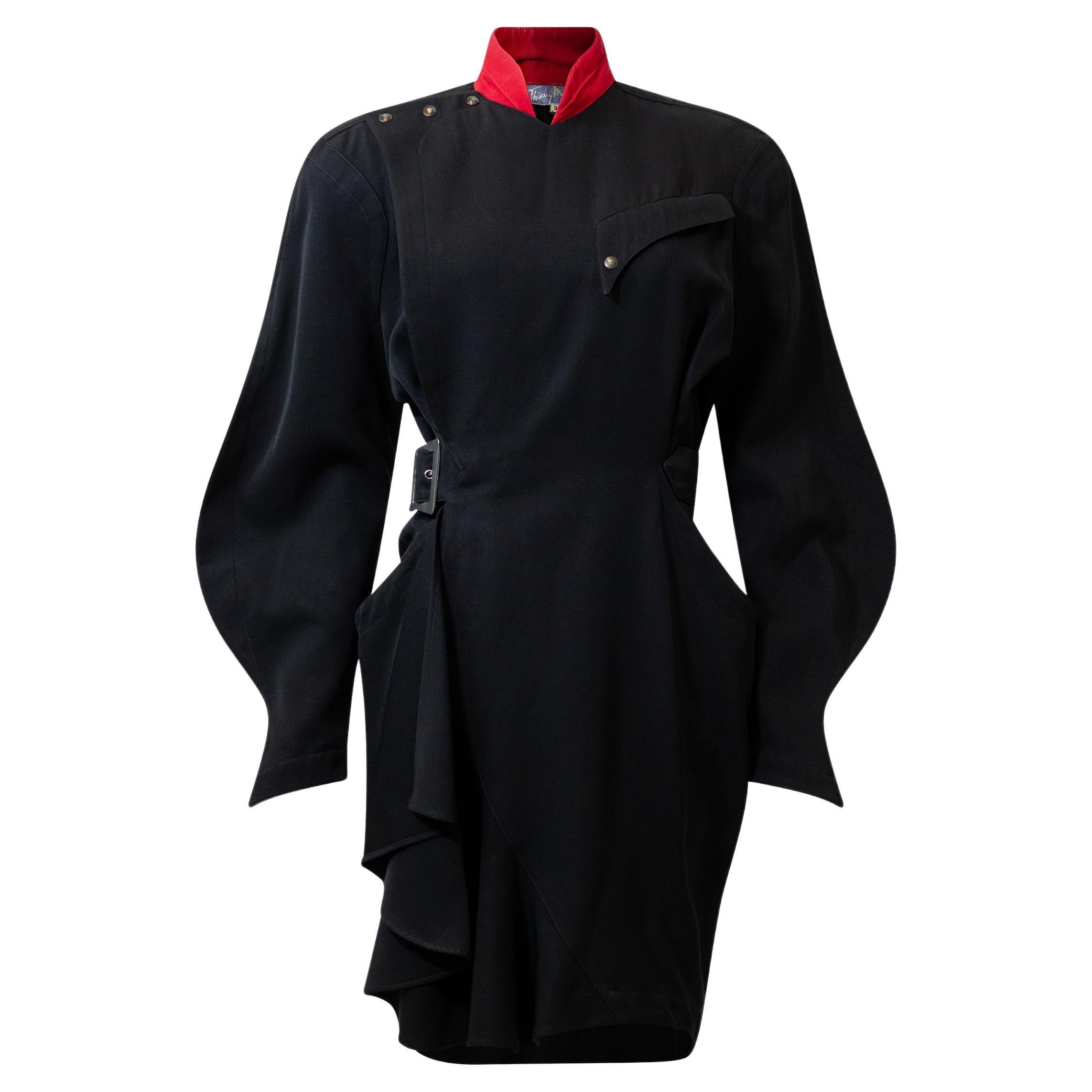 THIERRY MUGLER F/W 1986 Pasarela "Les Milteuses" Vestido-museo en venta