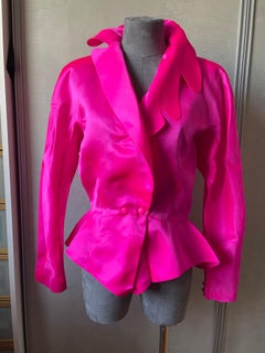 THIERRY MUGLER Taillierte Jacke mit Gürtel. Collection" les infernales "