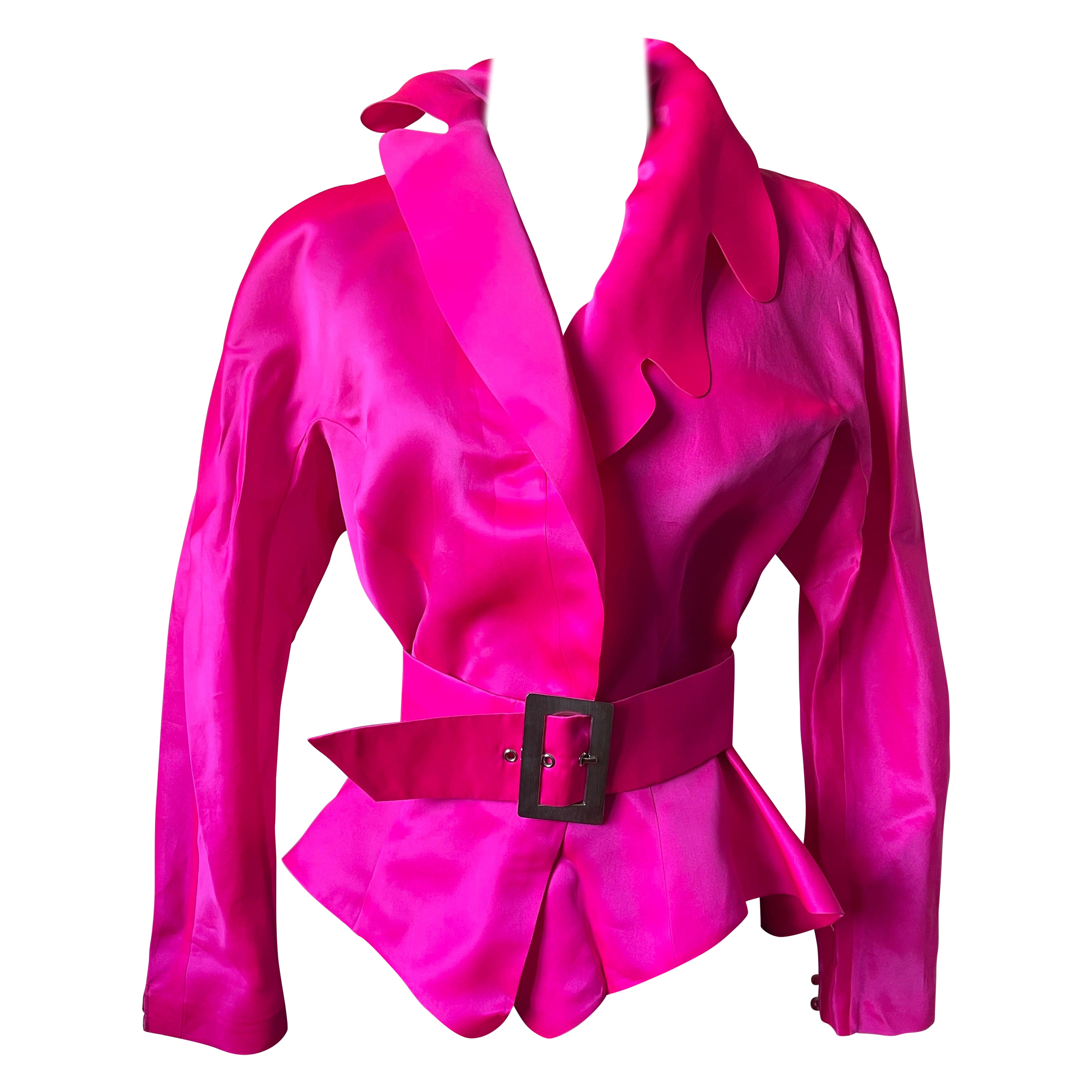 Thierry Mugler Giacca aderente con cintura. Collection" les infernales "
