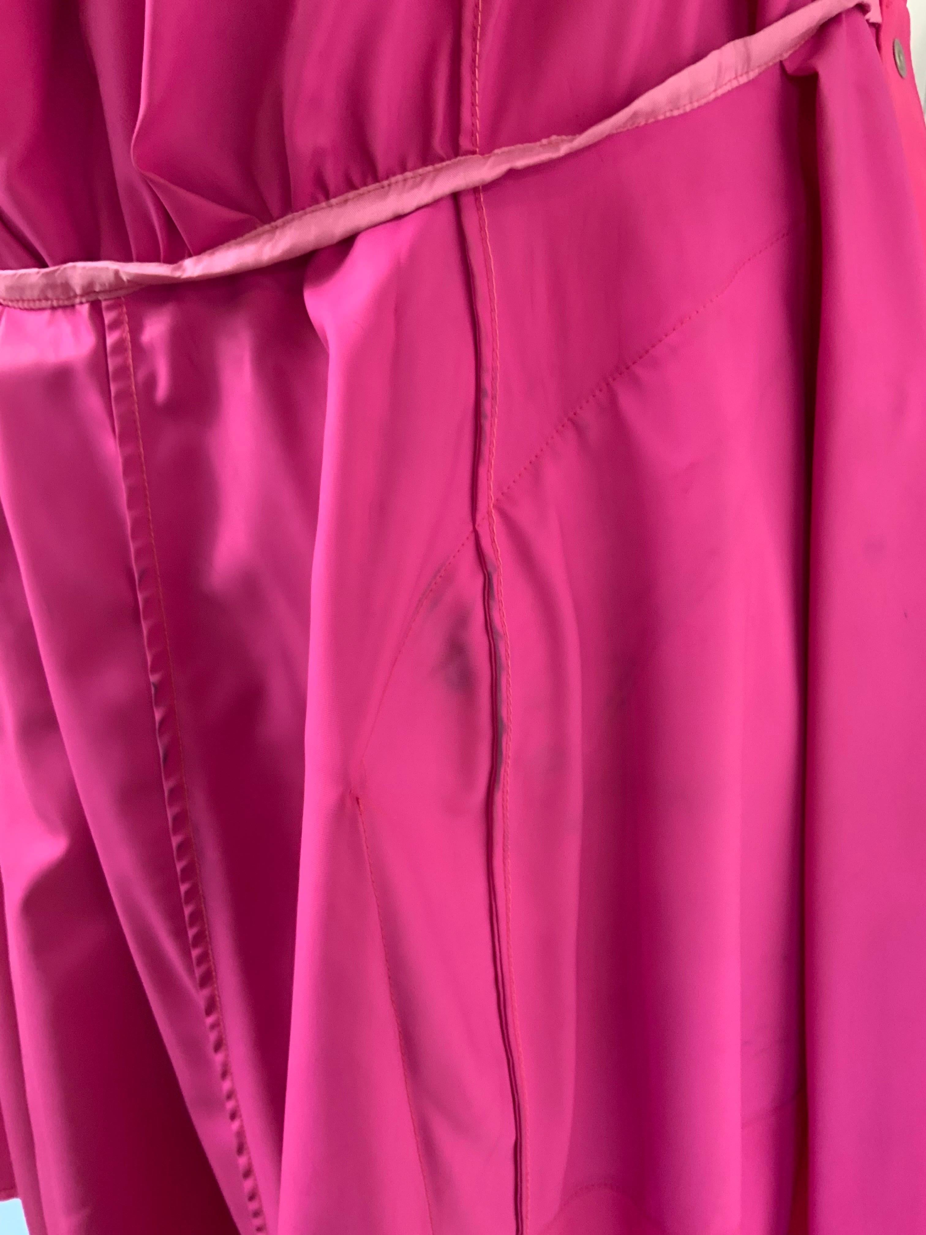 Thierry Mugler fucsia vintage trench  For Sale 2