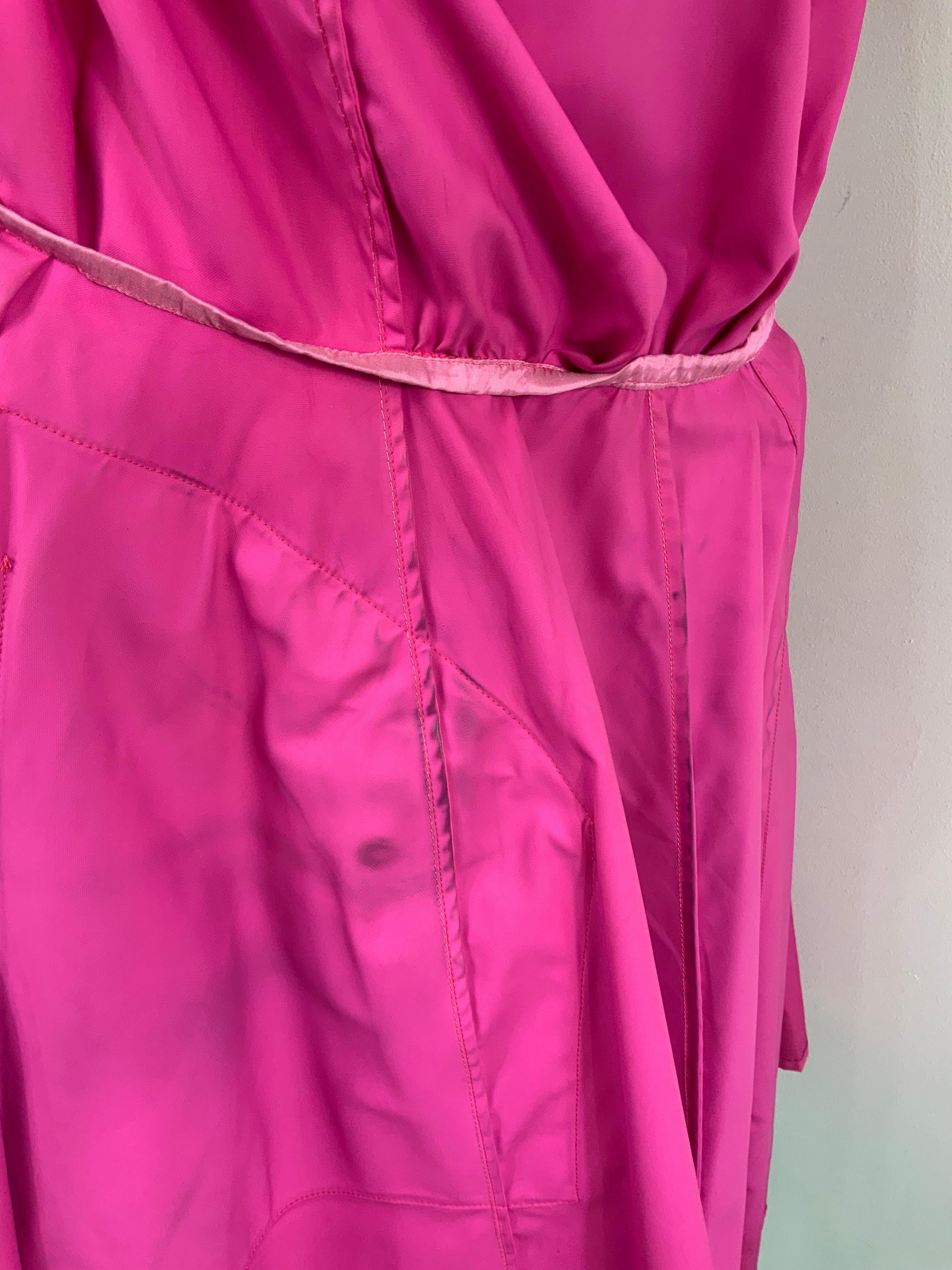 Thierry Mugler fucsia vintage trench  For Sale 1
