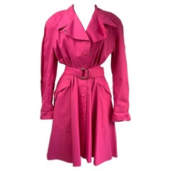 Thierry Mugler fucsia Vintage Trenchcoat
