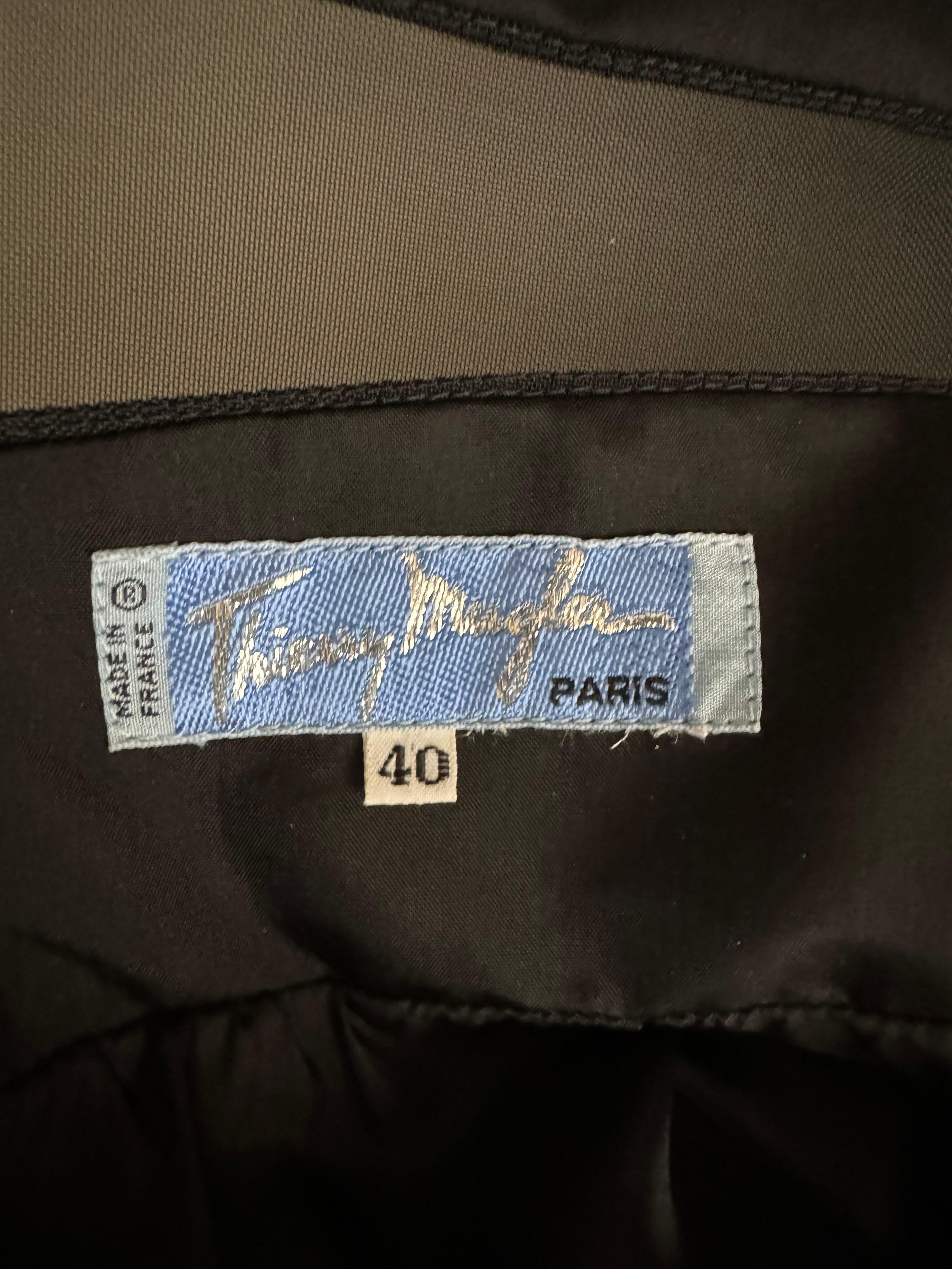 Women's Thierry Mugler FW 1991 Futuristic Mesh Insert Dress For Sale