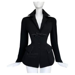 Giacca scultura nera Thierry Mugler FW 1995