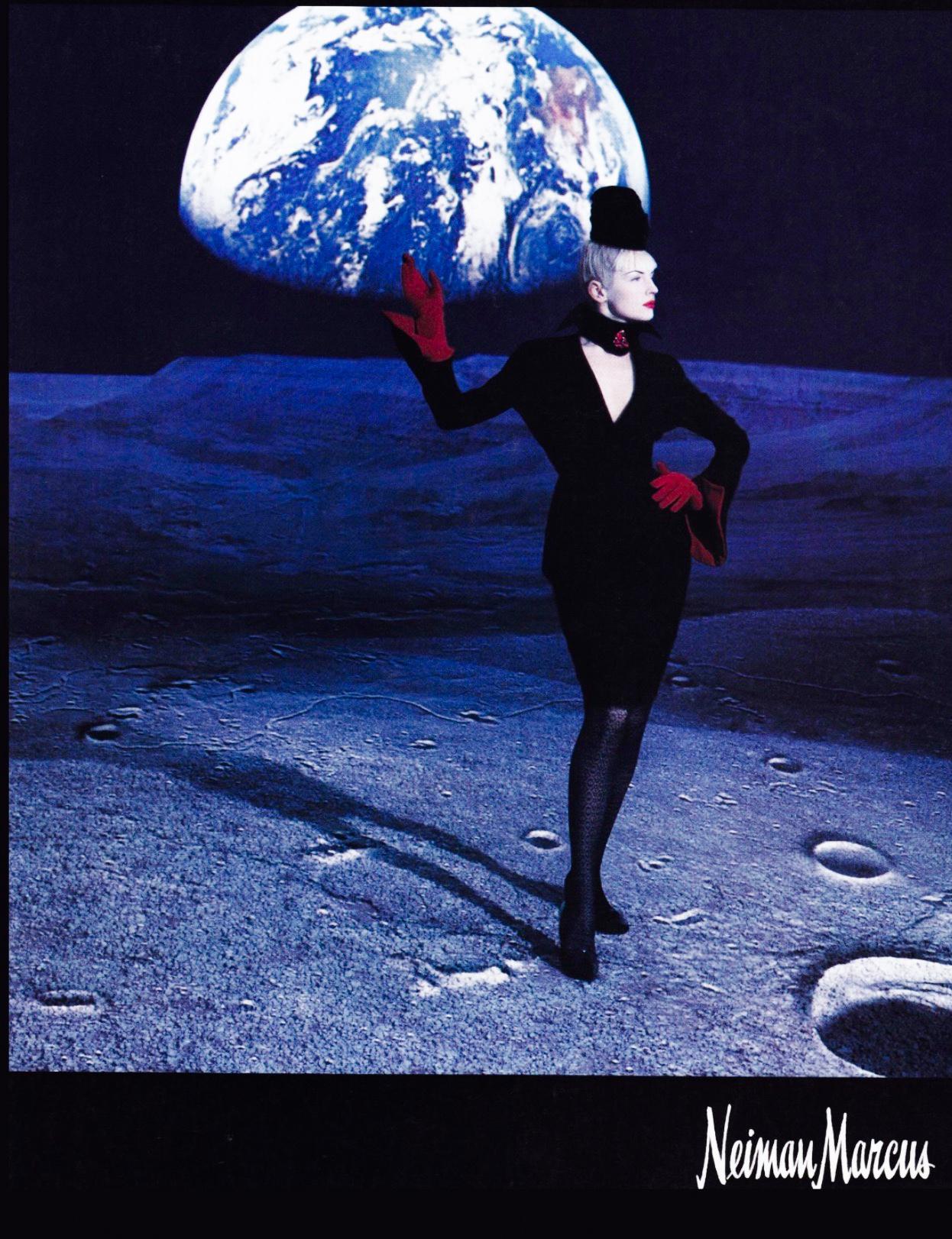 Gray Thierry Mugler FW 1997 Black Jacket with Dramatic Red Velvet Sleeves For Sale