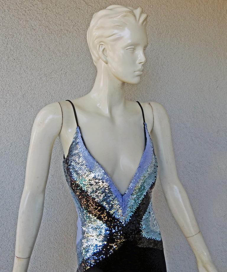 Thierry Mugler Glitter Goddess Entrance Dress Gown NWT Sold Out In New Condition In Los Angeles, CA