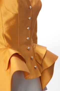 Thierry Mugler Haute Couture "Cirque d'Hiver"  Gold Jacket, 1995.