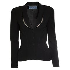 Vintage Thierry Mugler, Hourglass blazer in black