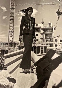 THIERRY MUGLER Iconic F/W 1998 Runway Crystal Blazer Documented by Helmut Newton