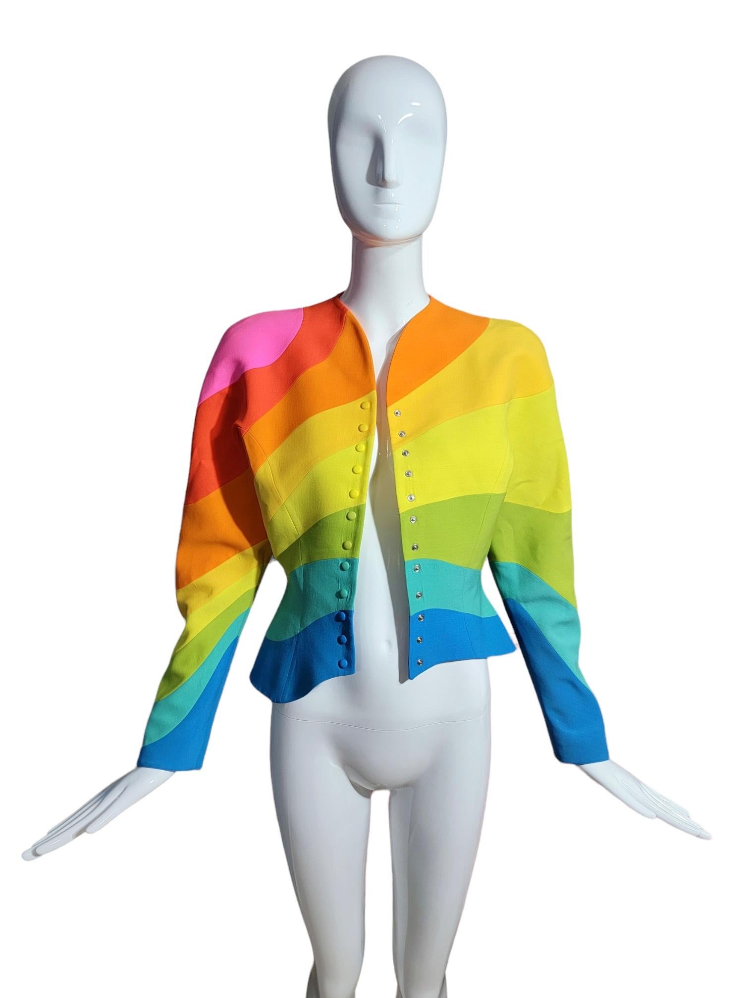 rainbow morph suit