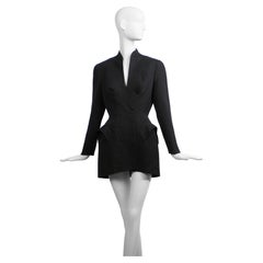 Thierry Mugler Iconic Runway F/W 1995 Sanduhr-Jacke FR38
