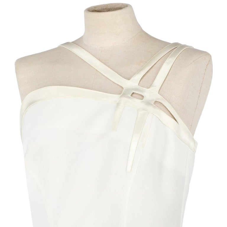 Thierry Mugler Ivory White Vintage Wedding Dress, 1990s at 1stDibs