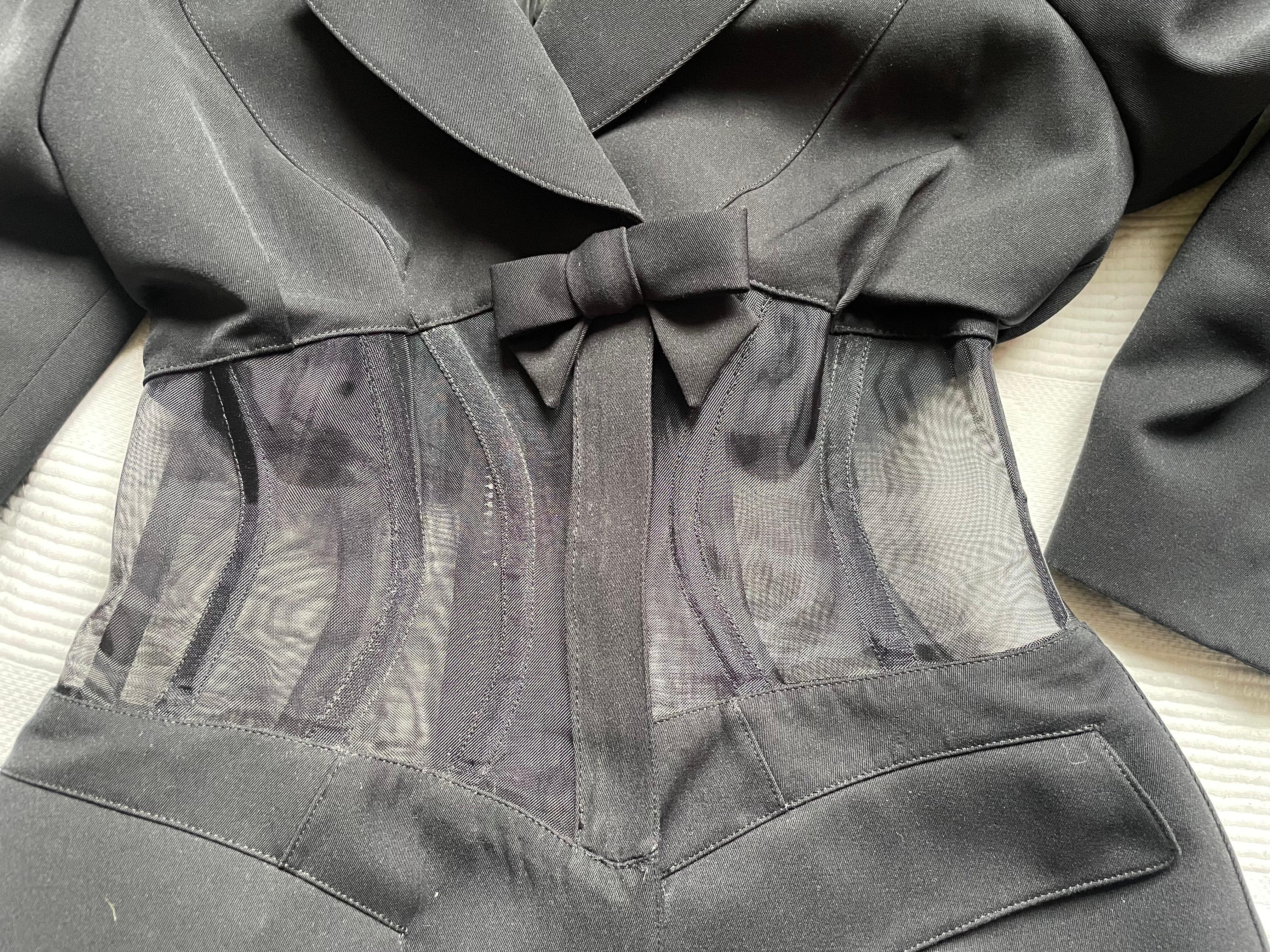 Thierry Mugler Set giacca e gonna a corsetto in vendita 7