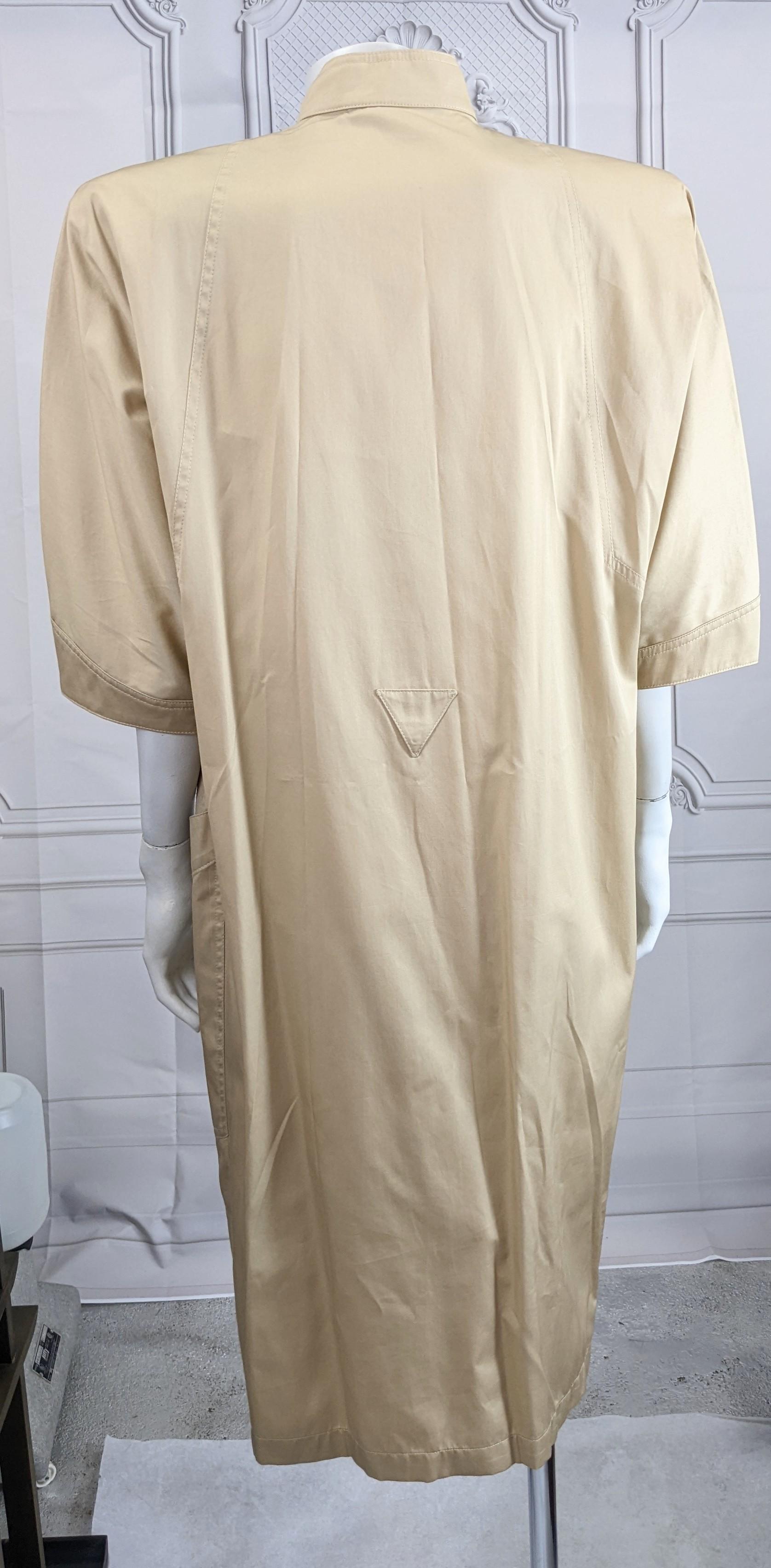 Thierry Mugler Khaki Safari-Kleid von Thierry Mugler im Zustand „Hervorragend“ im Angebot in New York, NY