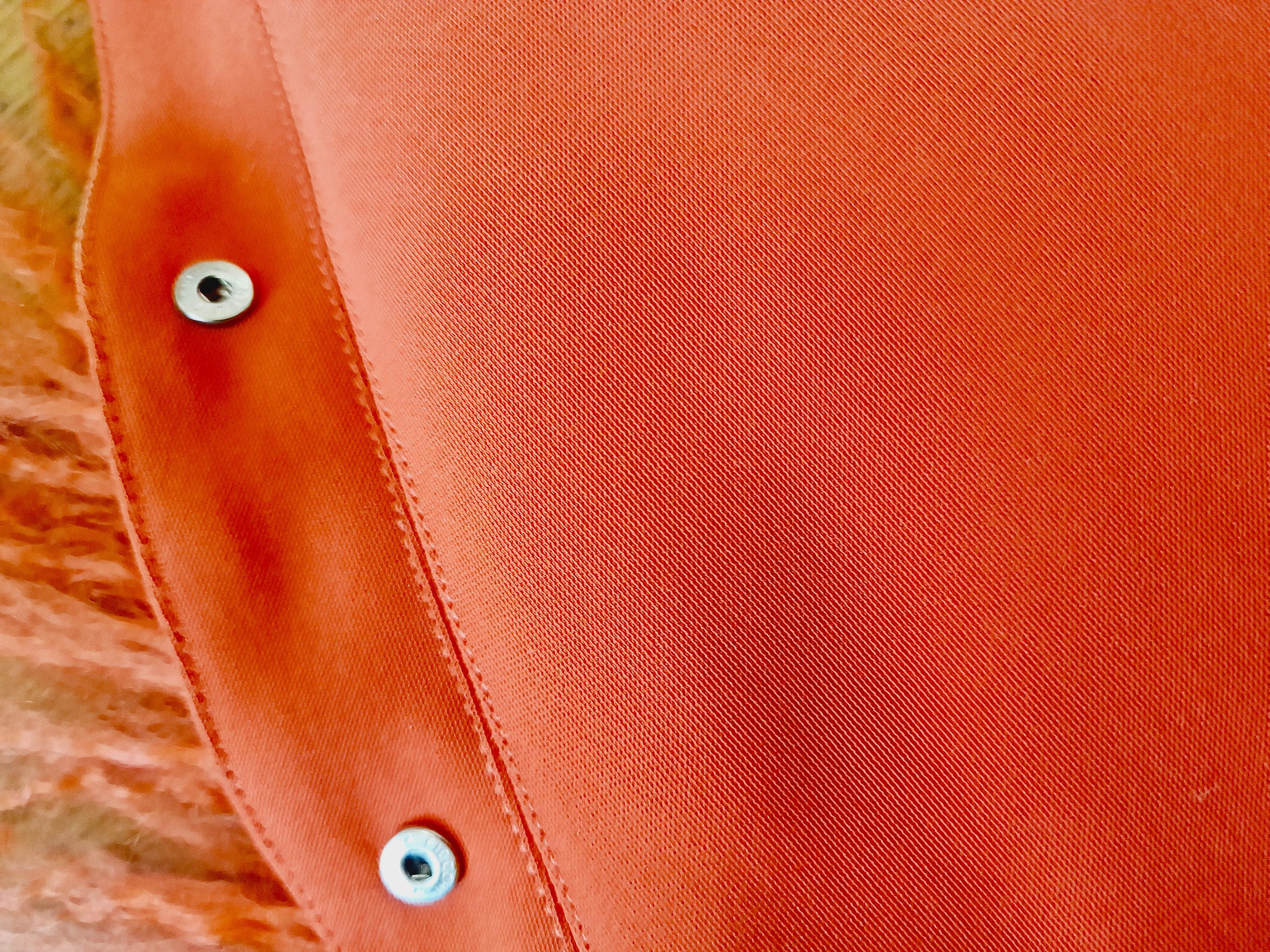 Thierry Mugler Lamb Fur Metal Belt Wasp Waist Bee Orange Small Medium  Jacket For Sale 5