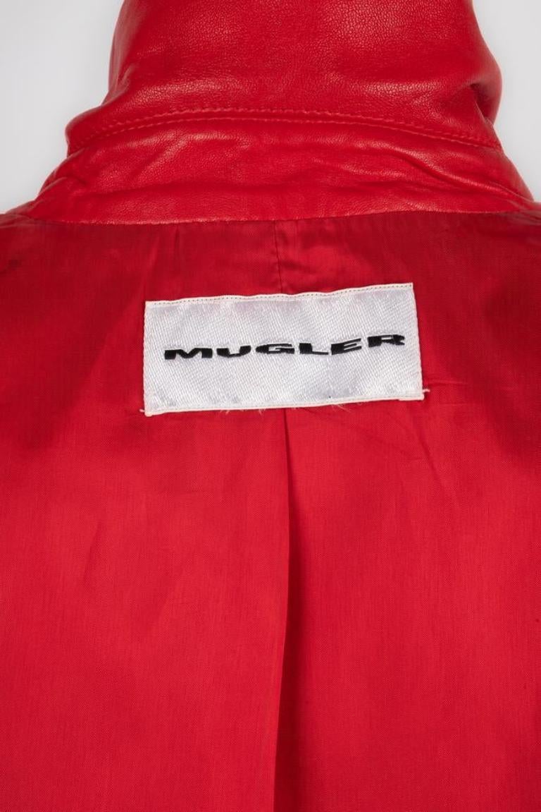 Bustier e giacca in pelle di Thierry Mugler in vendita 6