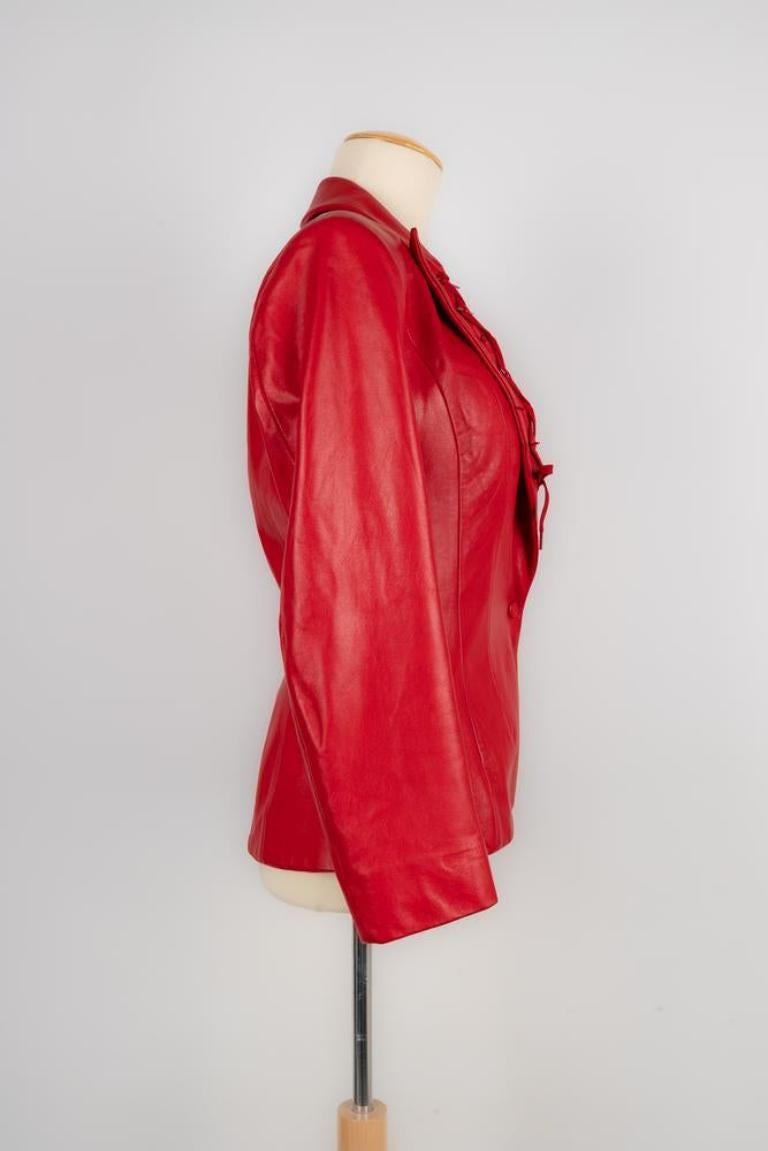 Bustier e giacca in pelle di Thierry Mugler in vendita 8