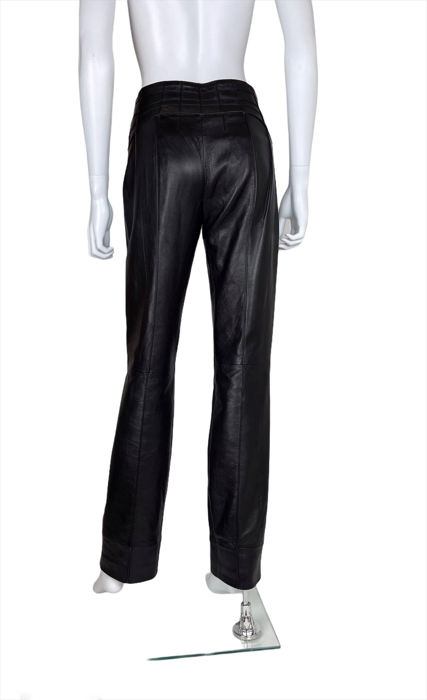2000er Thierry Mugler Leder Set Matrix Style S/M 8