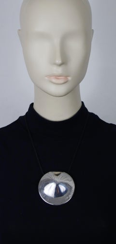 THIERRY MUGLER Limited Edition Le Talisman Sterling Silver Pendant Necklace