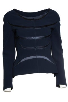 Thierry Mugler,  navy blue suit