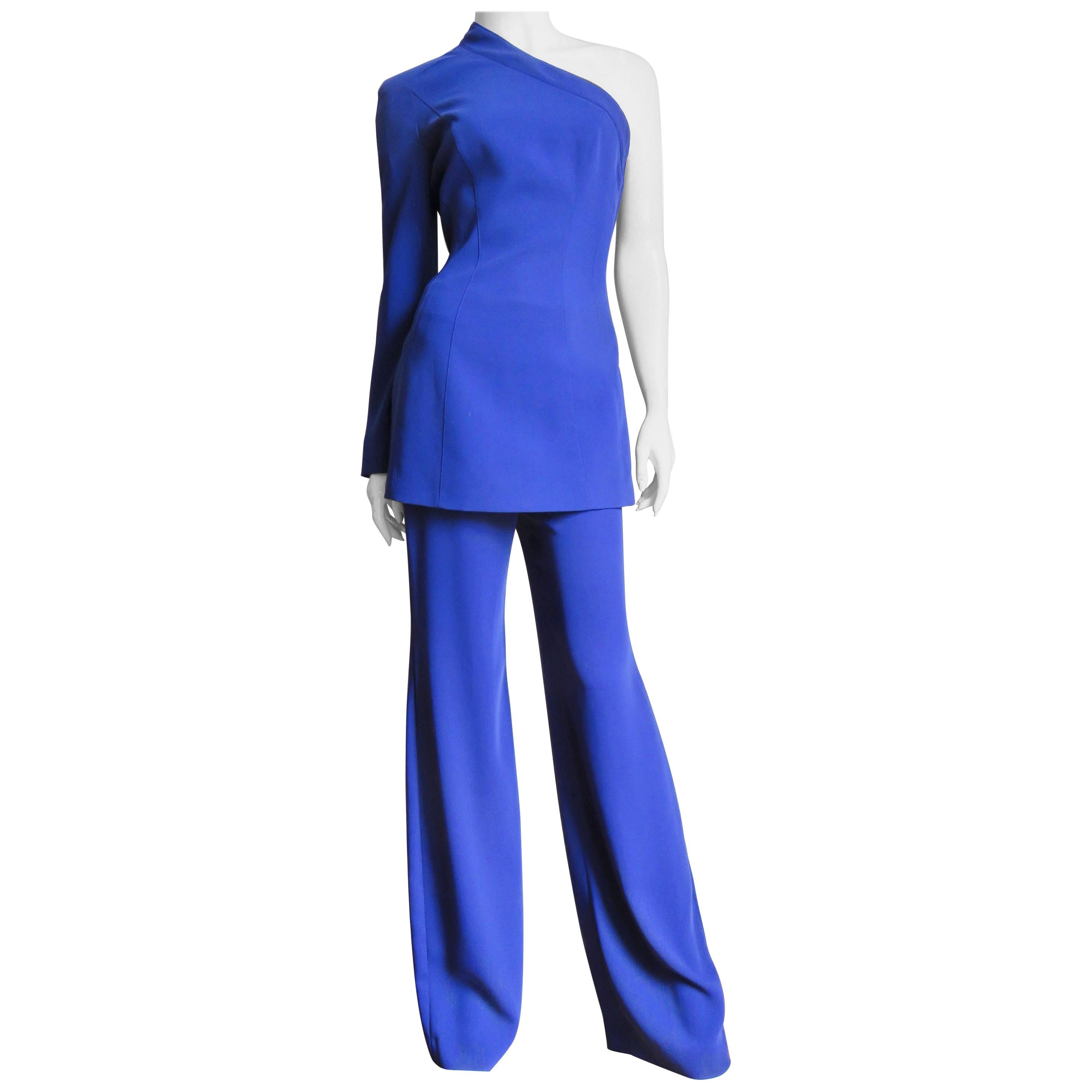 Thierry Mugler New Pants and Jacket with a Removable Sleeve