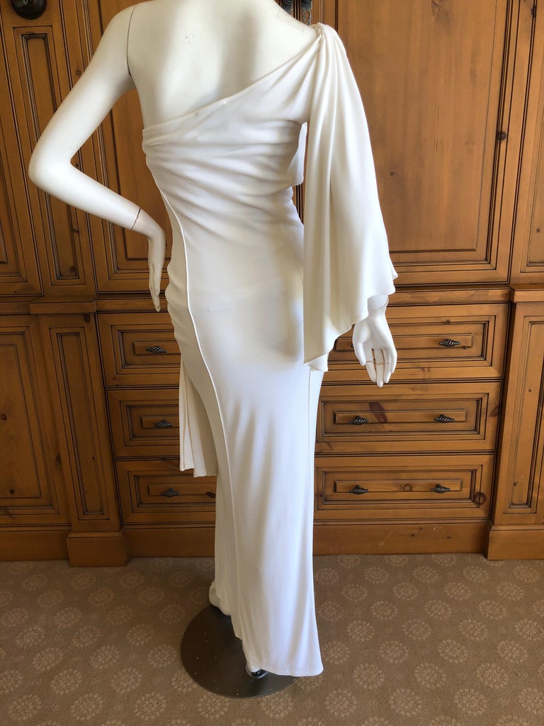 open lace back dress Rhea One Shoulder Dress ~ Ivory Luxe Satin  Show Me Your Mumu