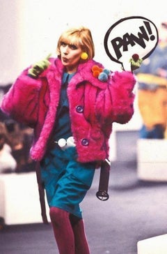 Thierry Mugler Phenomenal Rare 1985/86 Faux Fur Coat Jacket