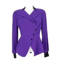 Thierry Mugler Purple Jacket in Size 36