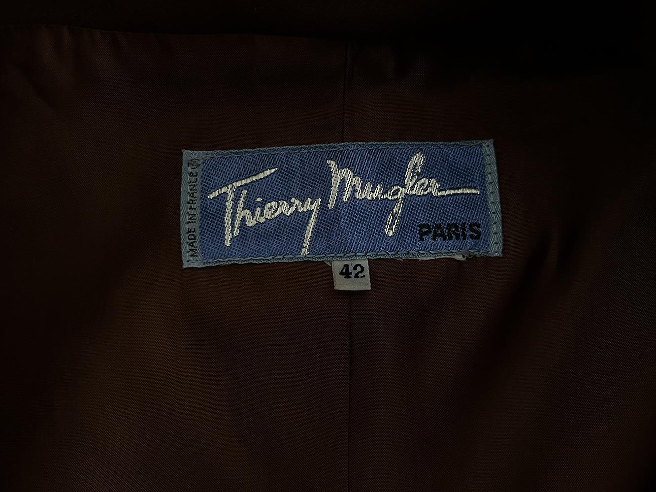 Thierry Mugler Rare Sculptural Ensemble FW 1986 