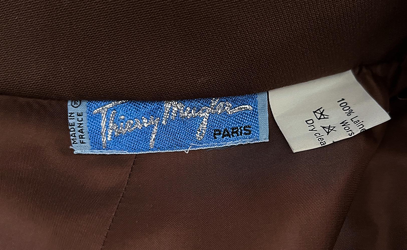 Women's Thierry Mugler Rare Sculptural Ensemble FW 1986 