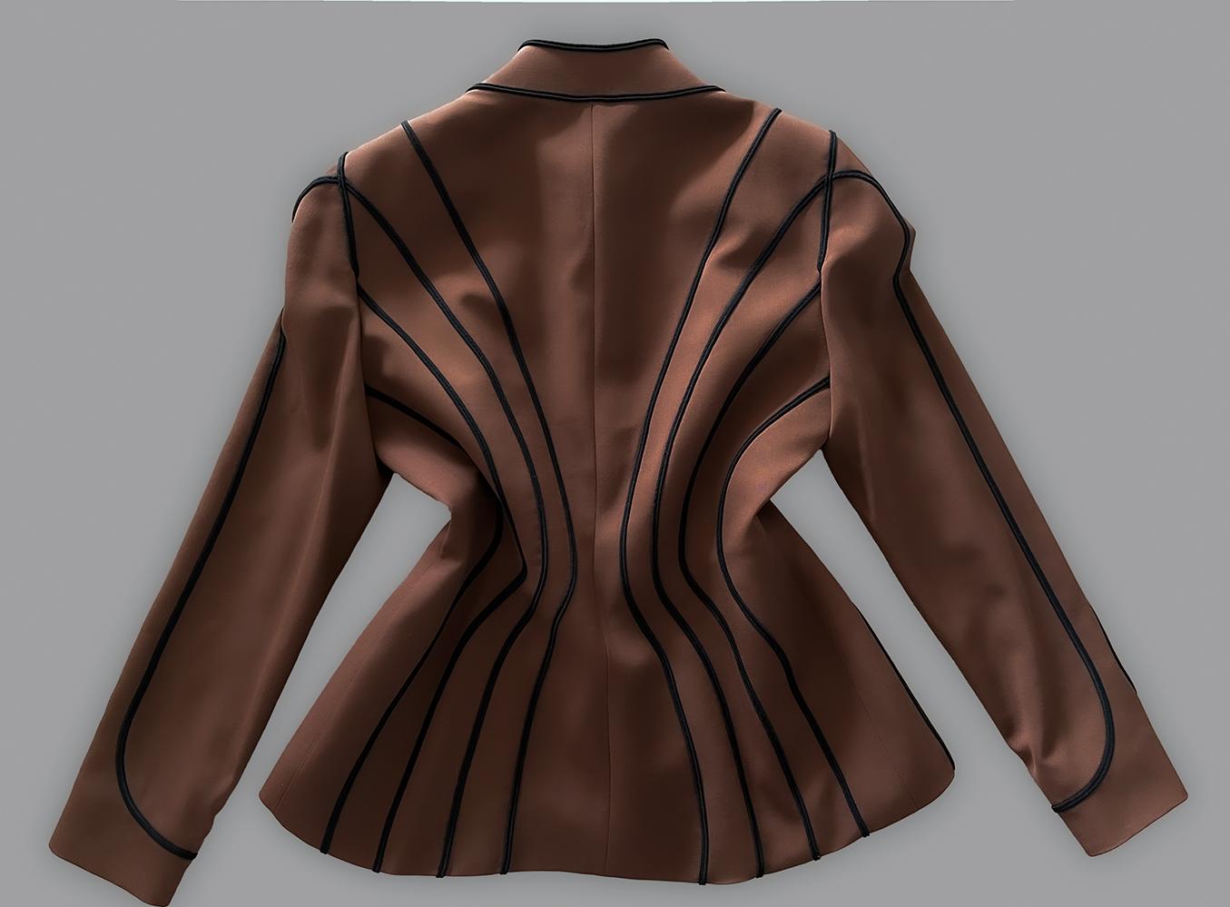 Thierry Mugler Rare Sculptural Ensemble FW 1986 