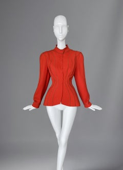 Thierry Mugler Rare Sculptural Jacket FW 1986 "Les Milteuses"
