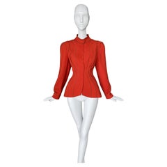 Thierry Mugler Rare Sculptural Jacket FW 1986 "Les Milteuses"