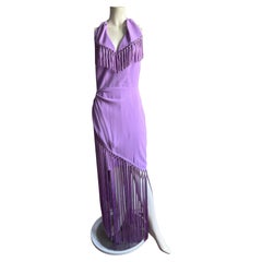 Thierry Mugler Seltenes Sexy Vintage Lillac-Kleid in Lillac-Optik