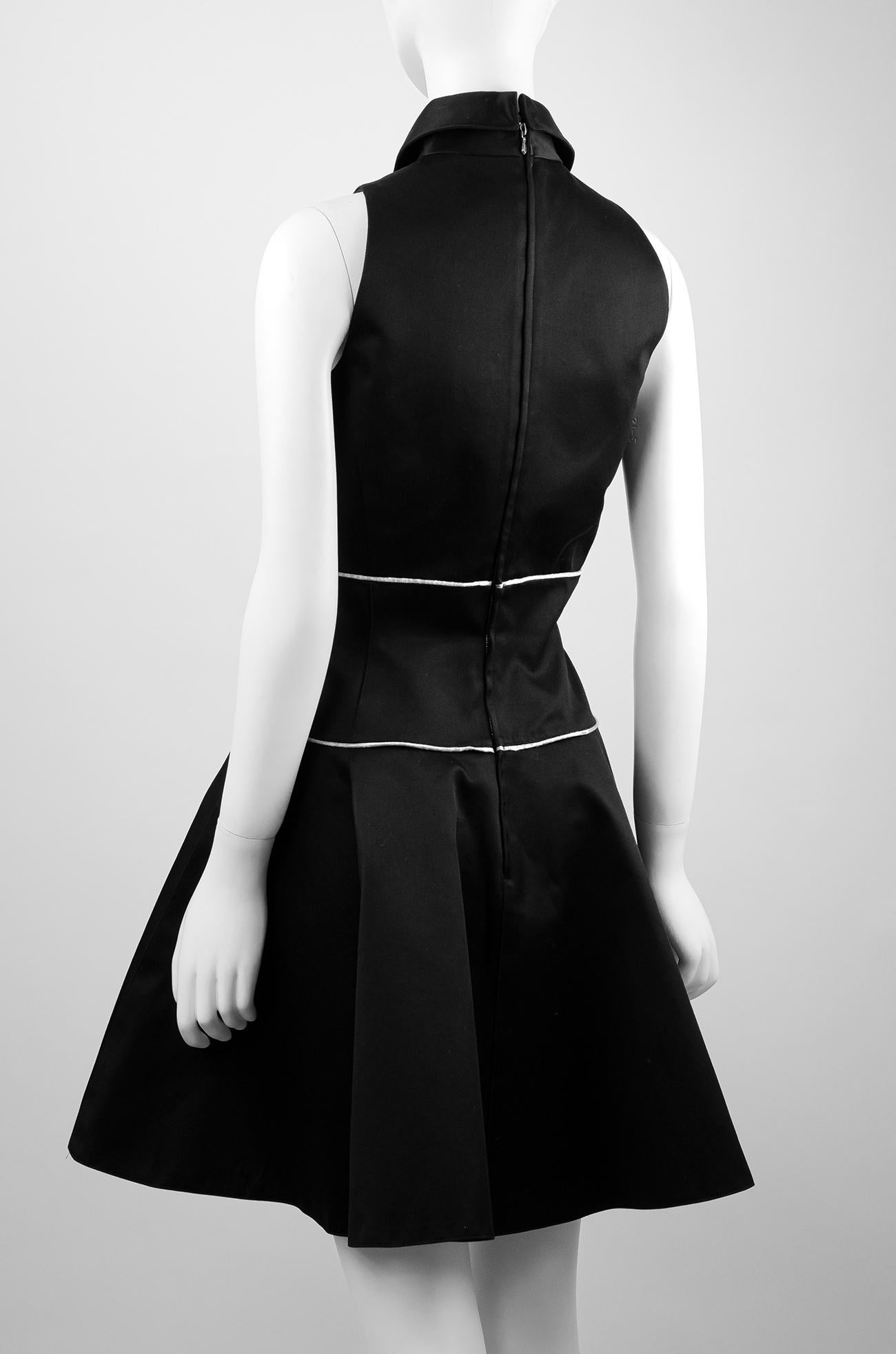 Thierry Mugler Rare Vintage 1990 Ultra Feminine Skater Dress Excellent état - En vente à Berlin, BE