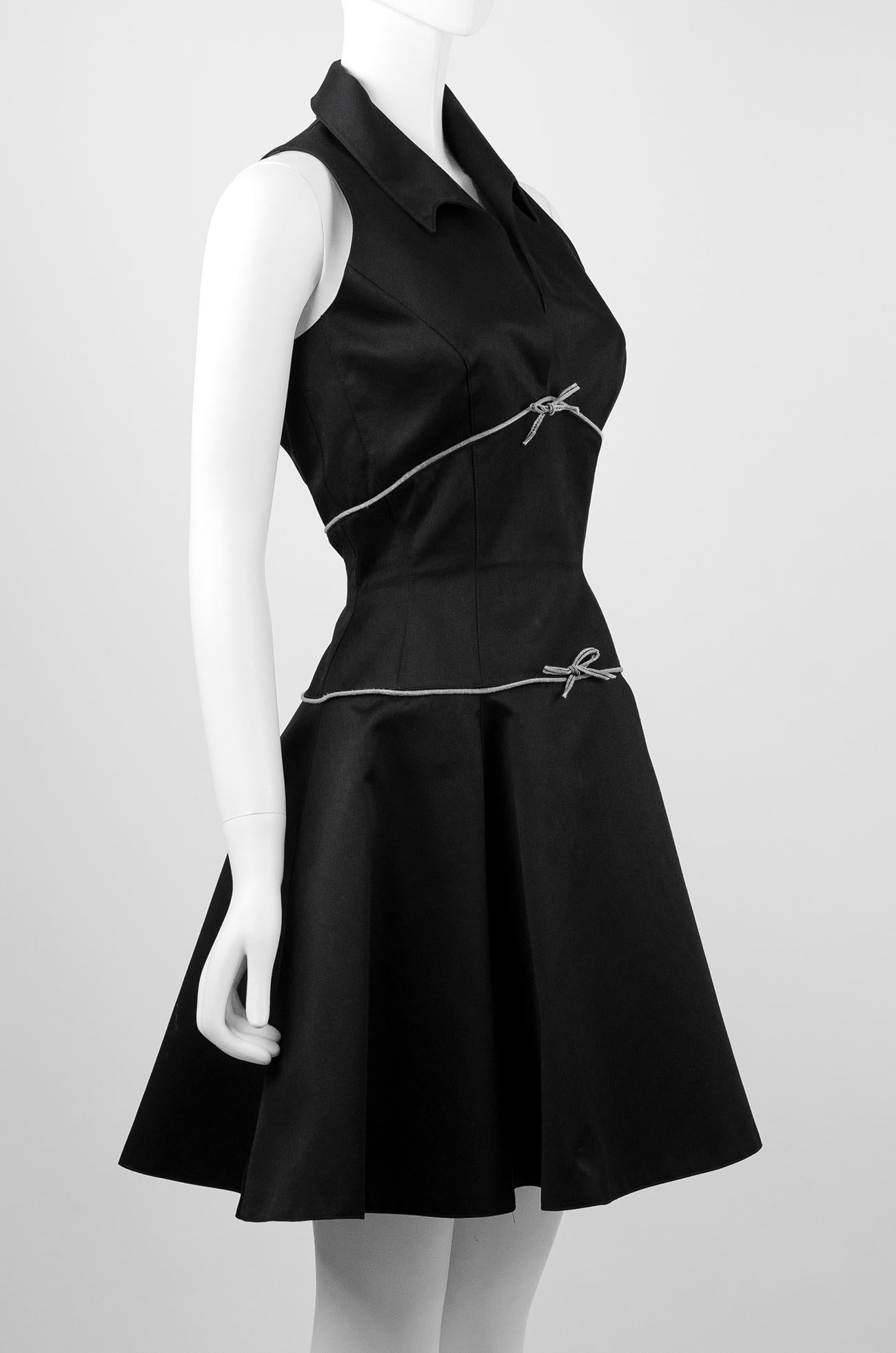 Thierry Mugler Rare Vintage 1990 Ultra Feminine Skater Dress Pour femmes en vente