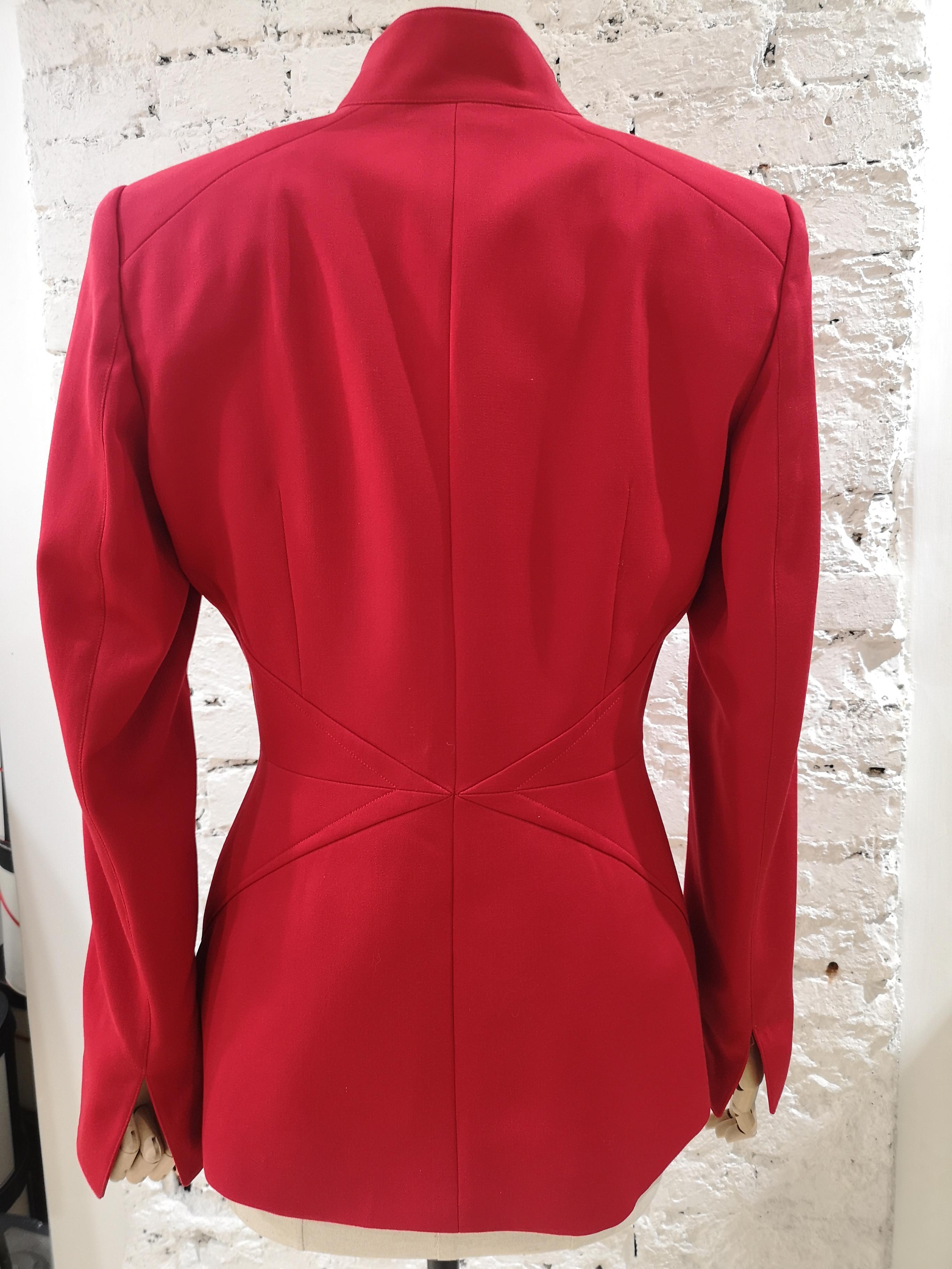 Thierry Mugler Red Jacket For Sale 3