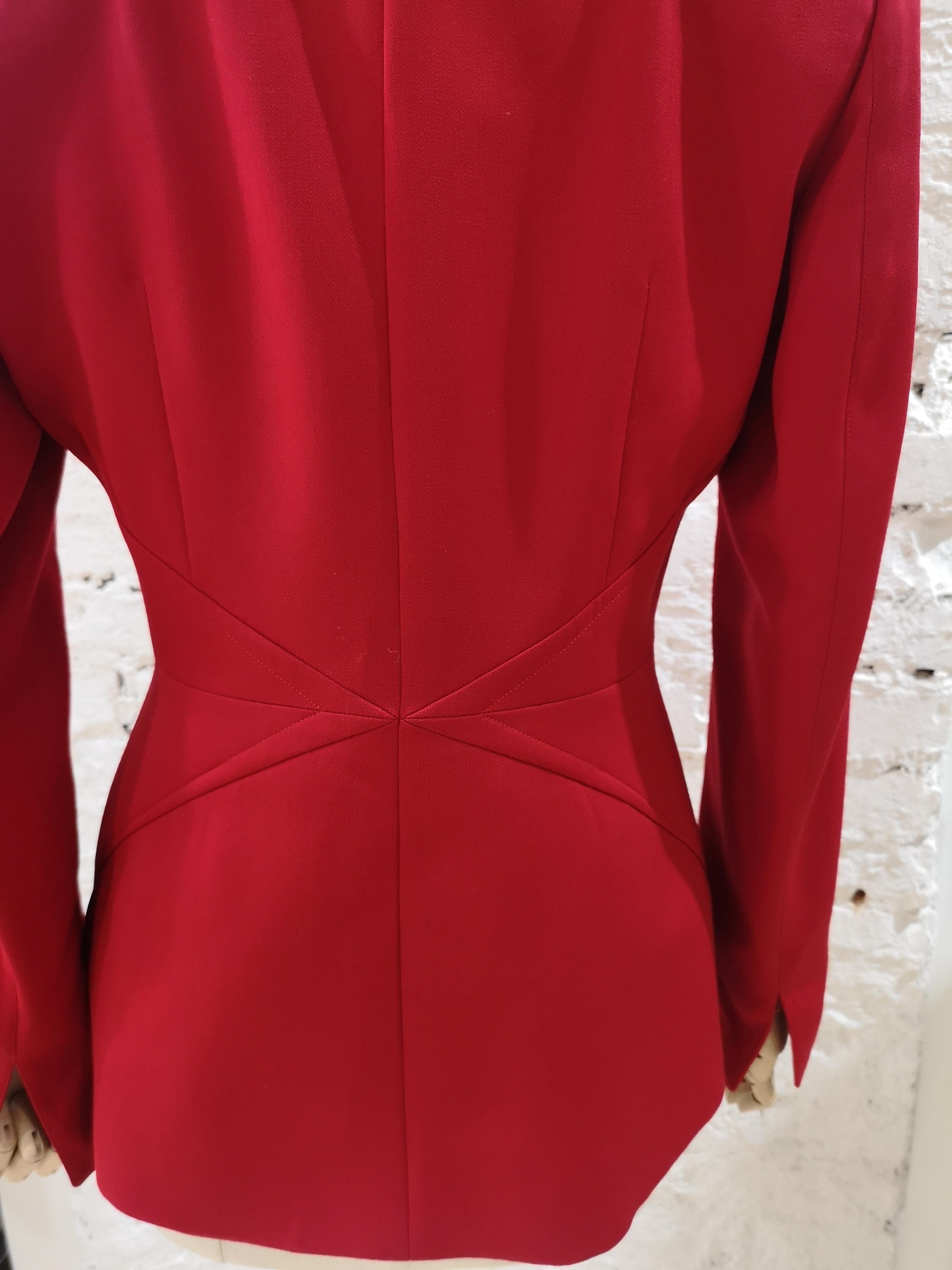 Thierry Mugler Red Jacket For Sale 5