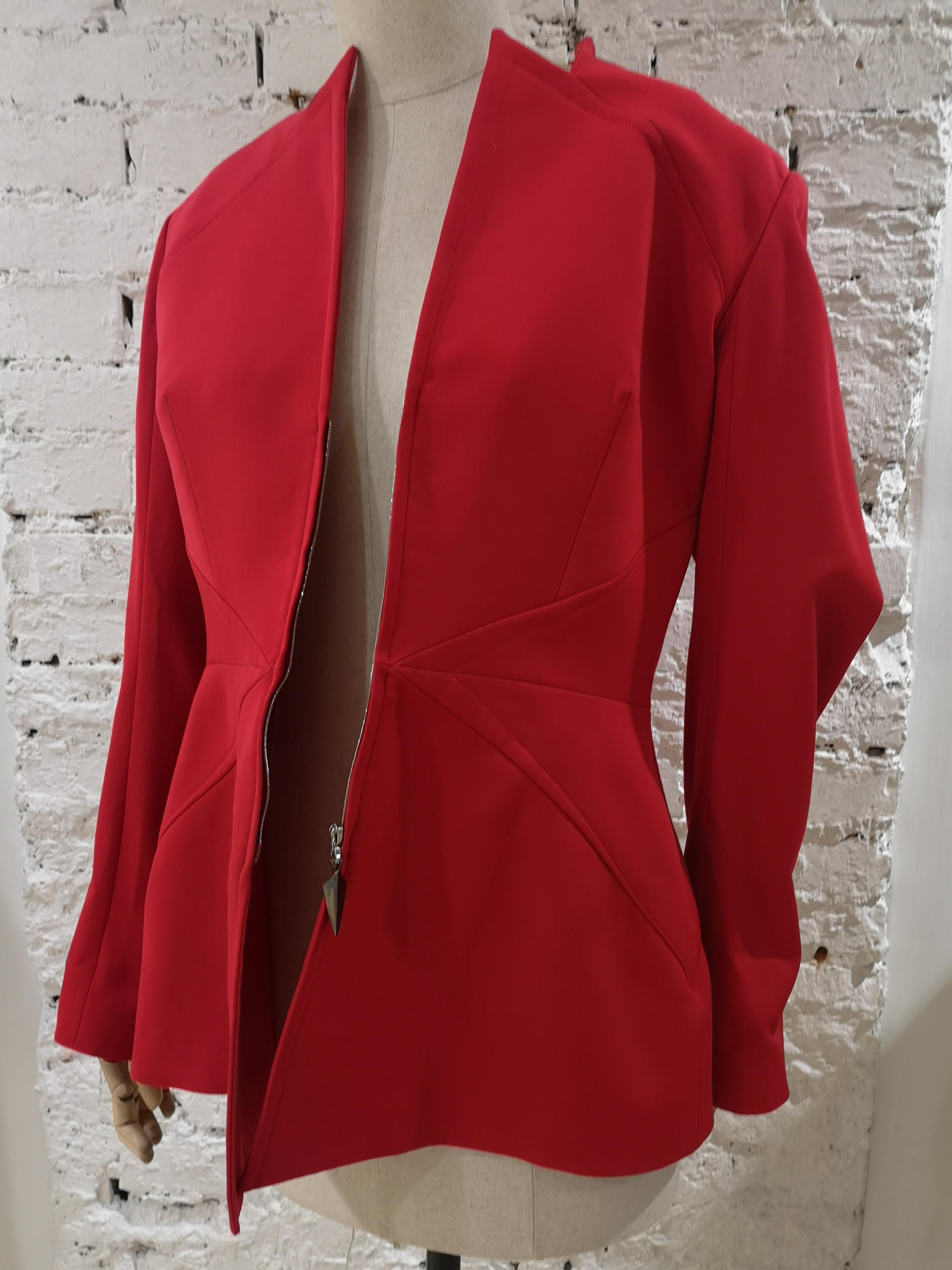 Thierry Mugler Red Jacket For Sale 6