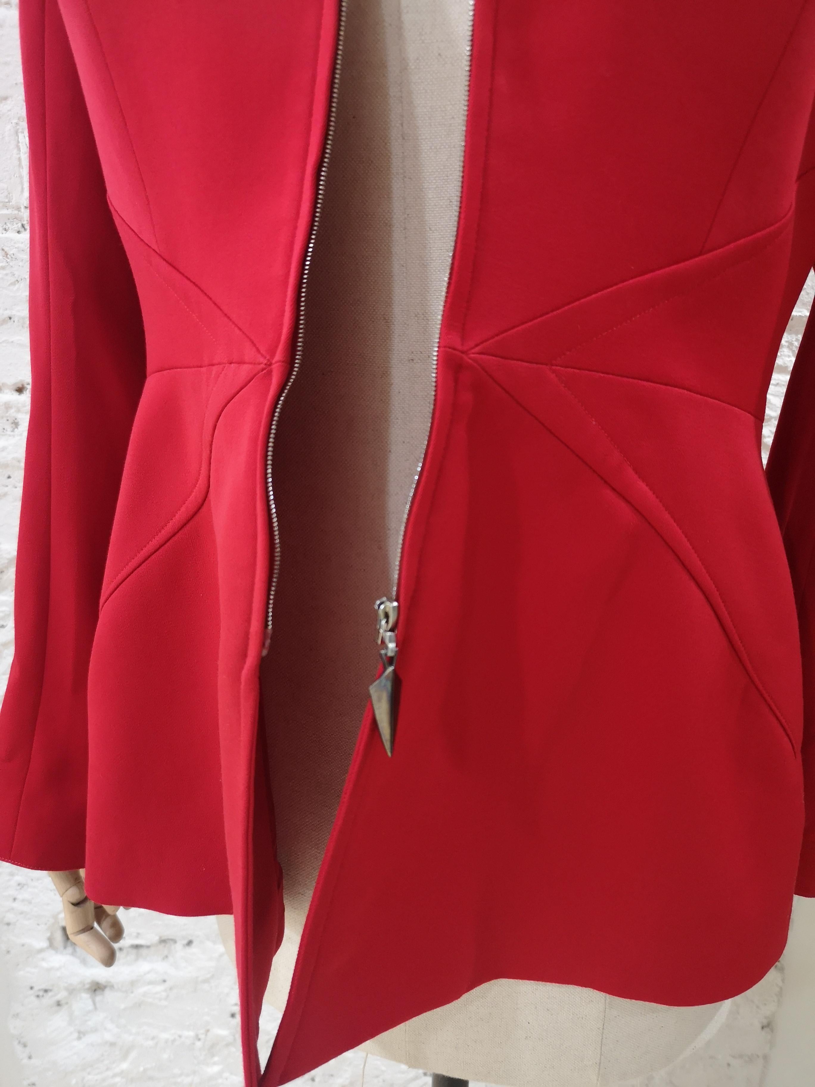 Thierry Mugler Red Jacket For Sale 8